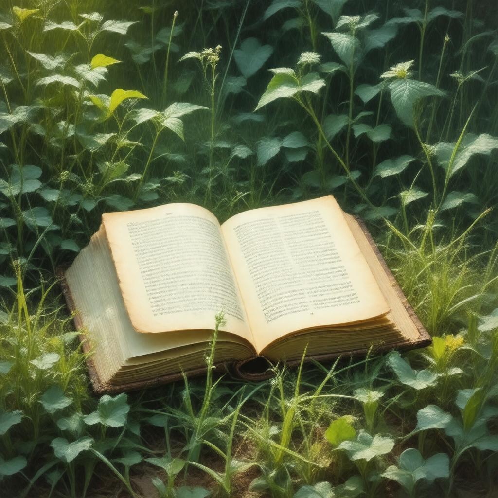 AI-created image of Leaves of Grass