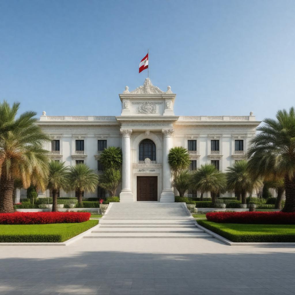 Click to view larger image AI-created image of Lebanese Embassy