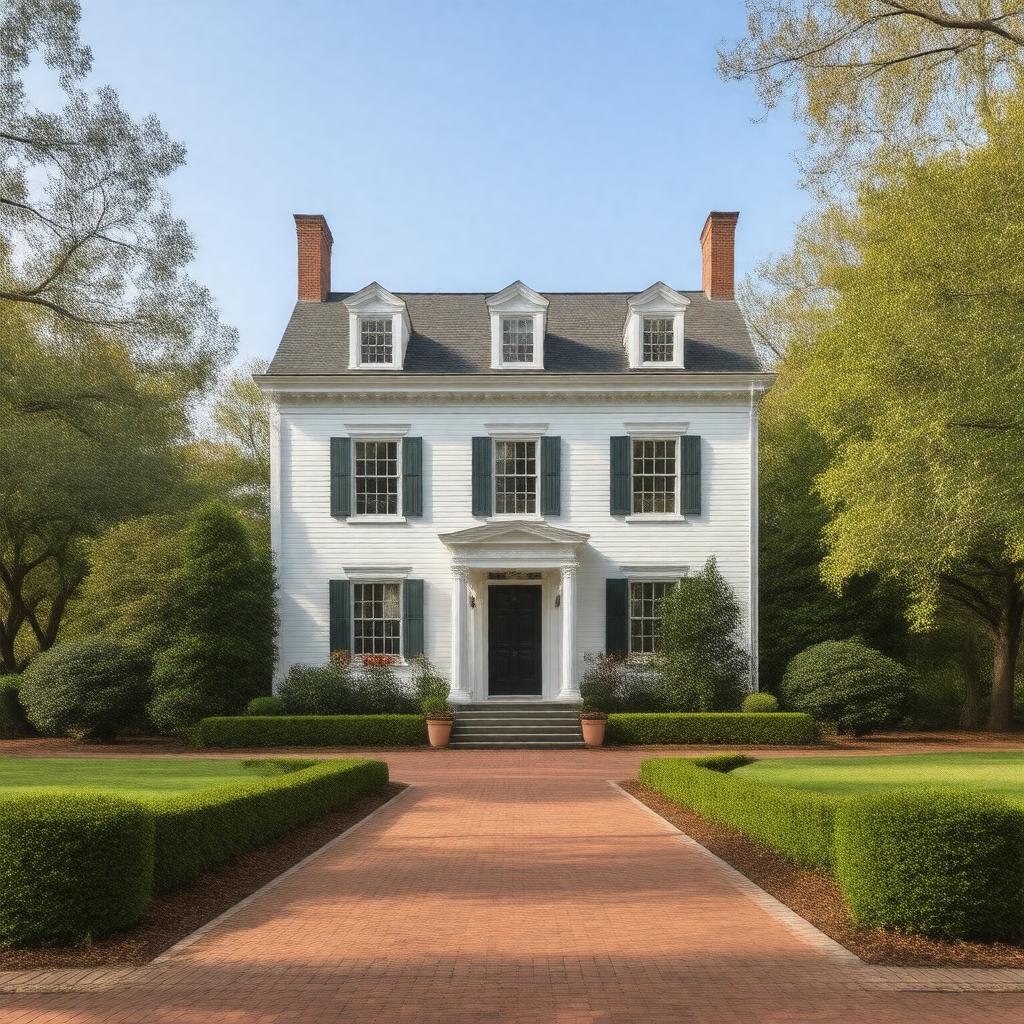 AI-created image of Lee-Fendall House
