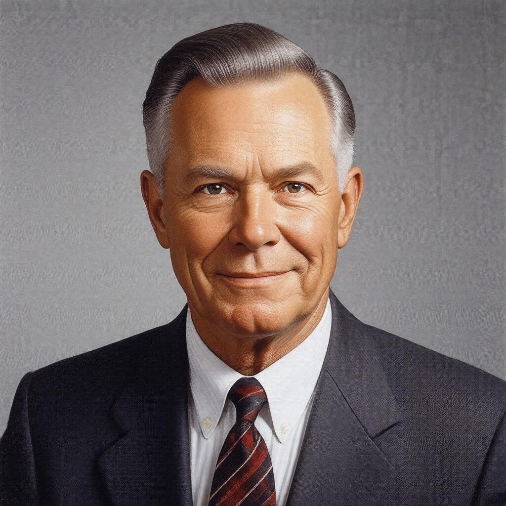 AI-created image of Lee Alvin DuBridge