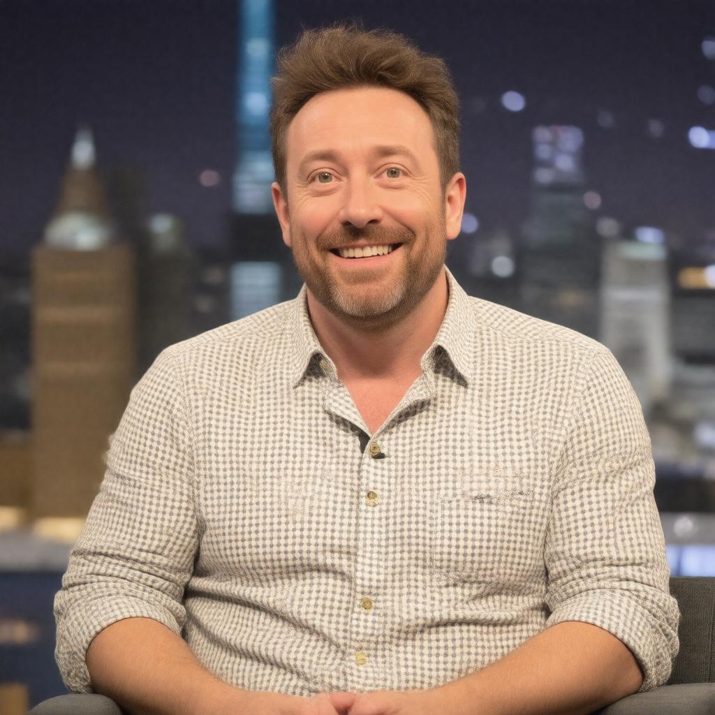 Click to view larger image AI-created image of Lee Mack