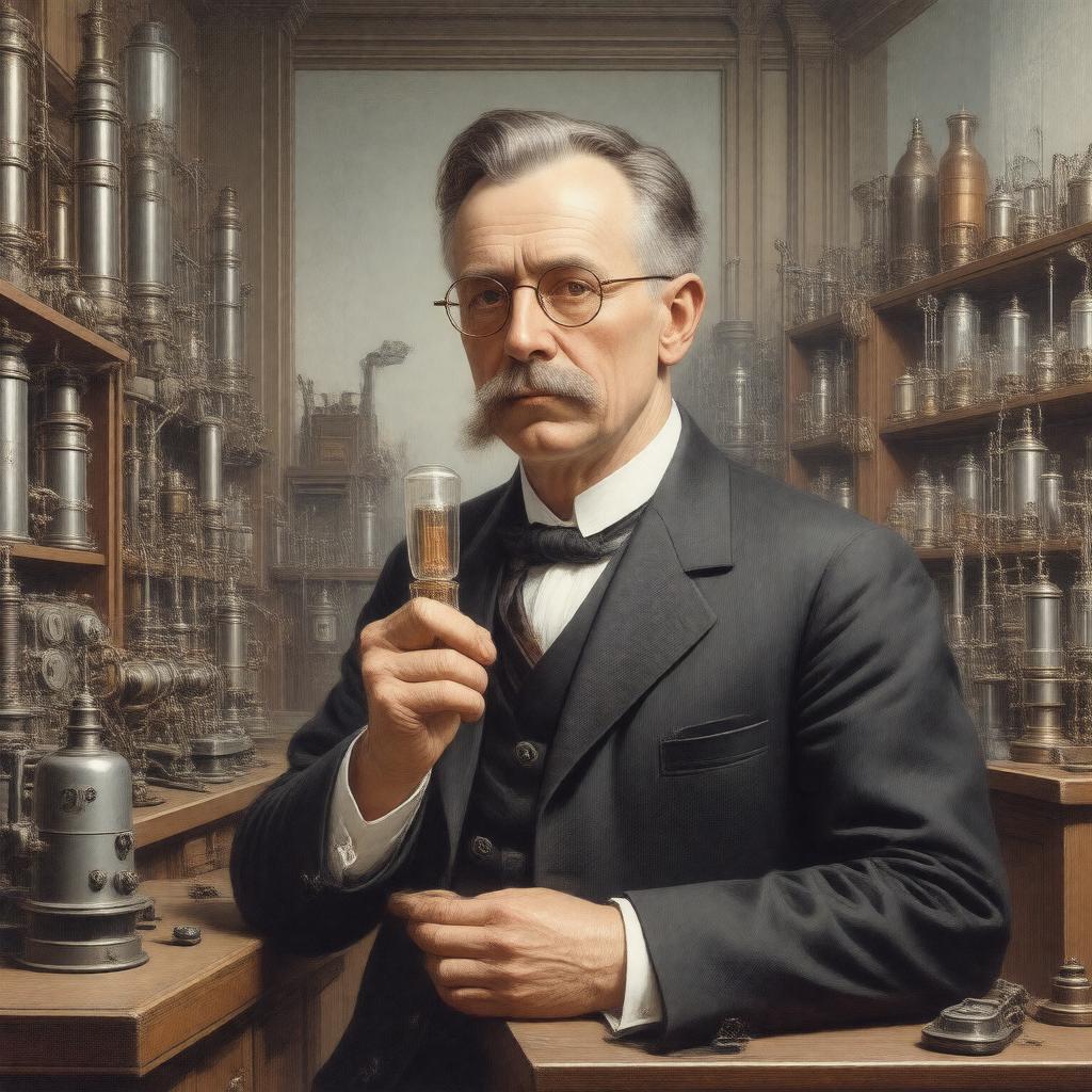 AI-created image of Lee de Forest