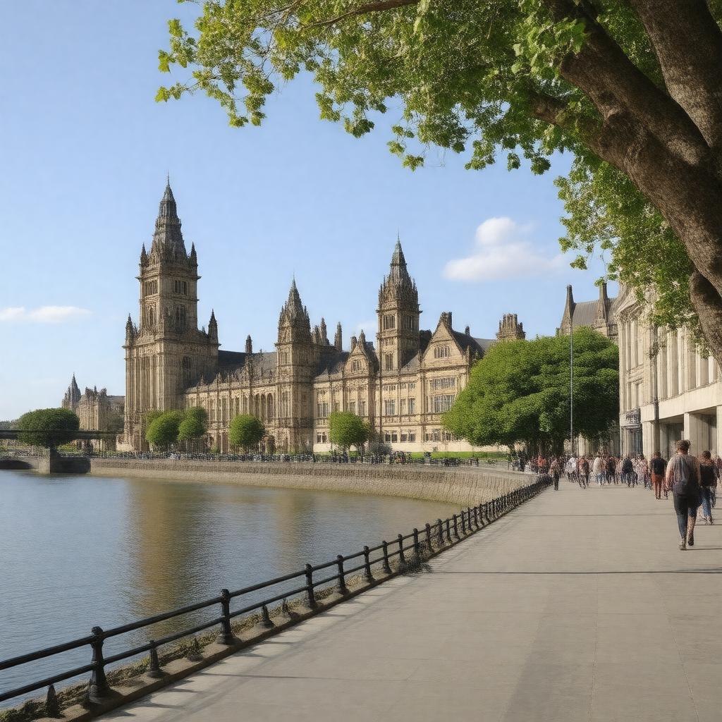 AI-created image of Leeds, United Kingdom