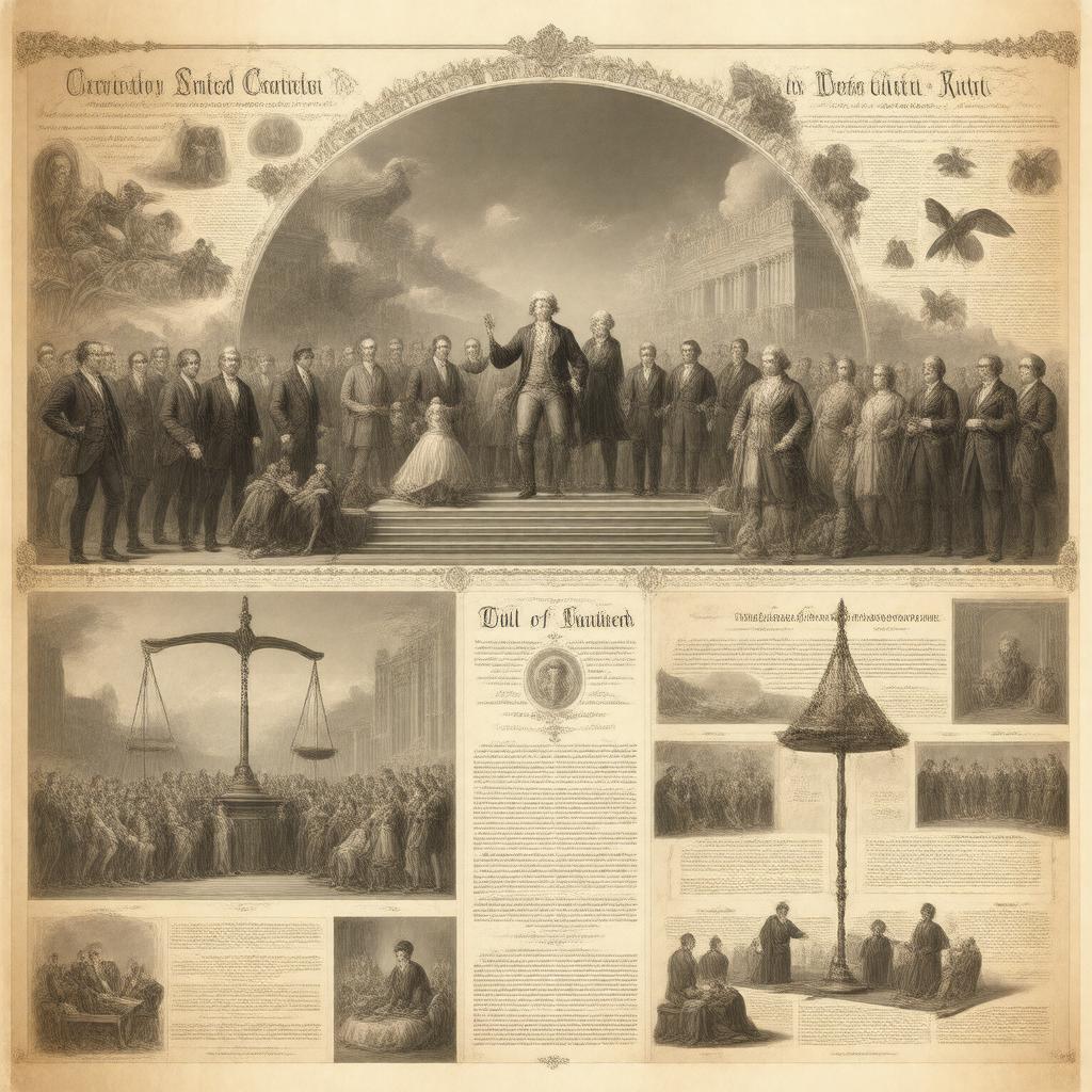 AI-created image of Legal history of the United States