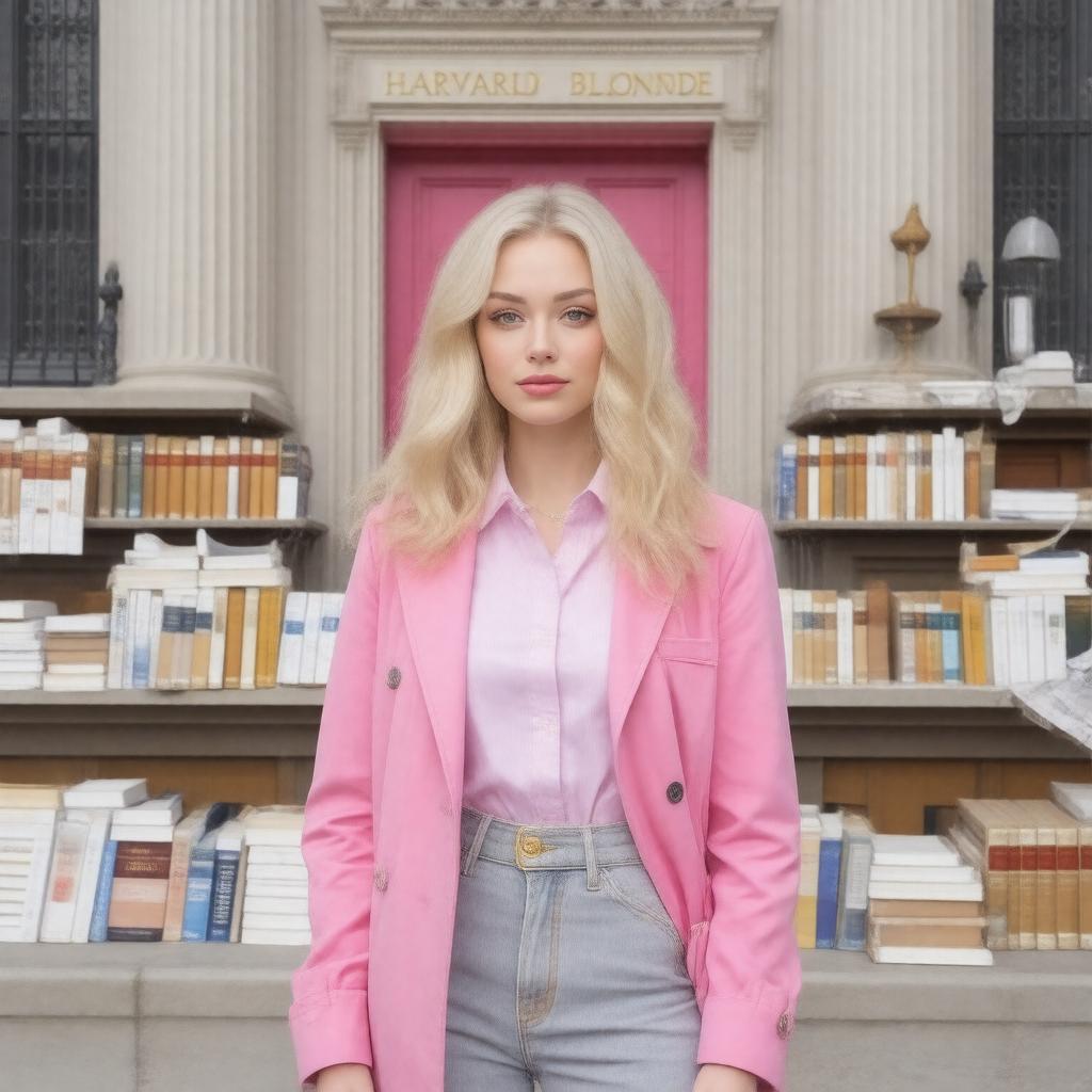 AI-created image of Legally Blonde
