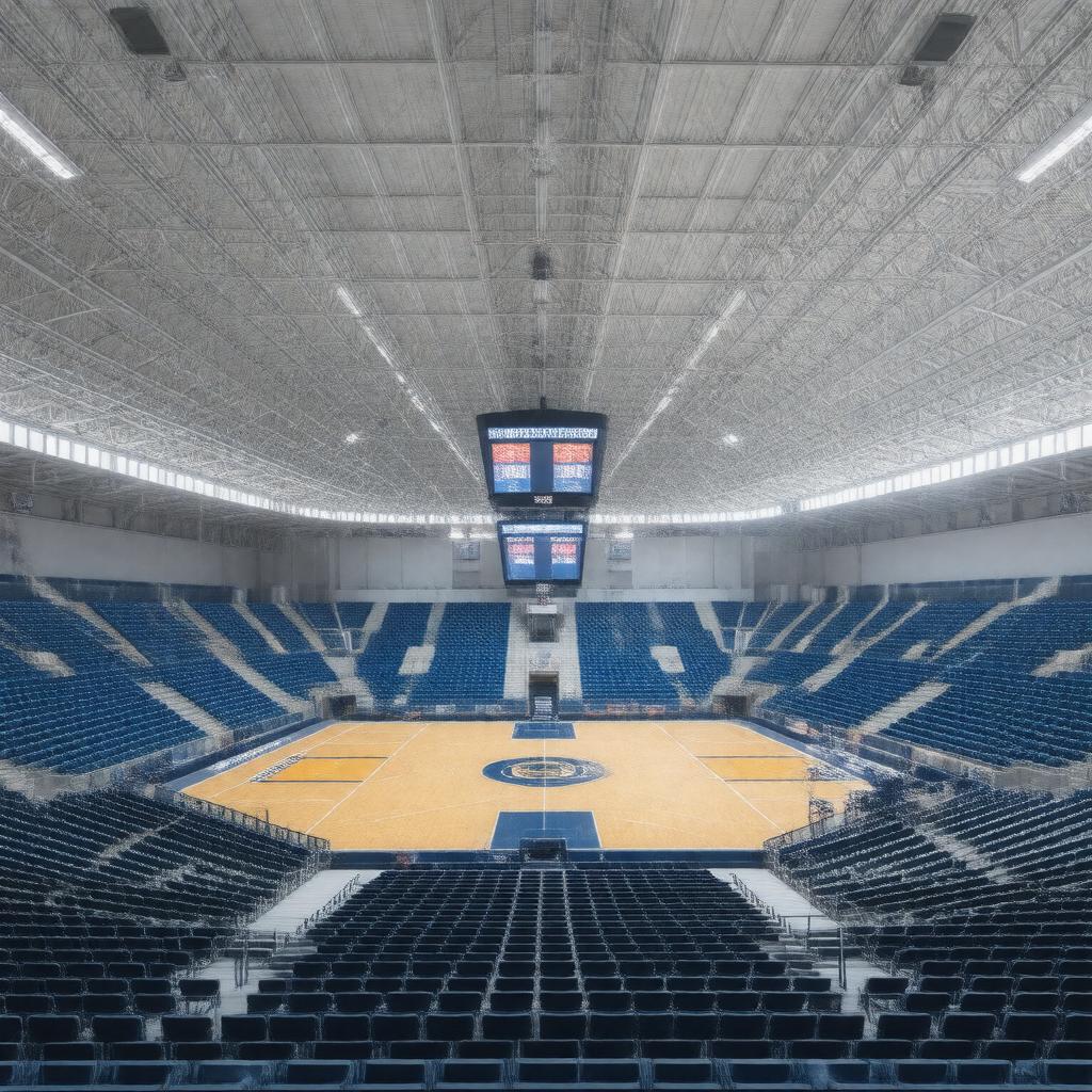 AI-created image of Leggett & Platt Athletic Center