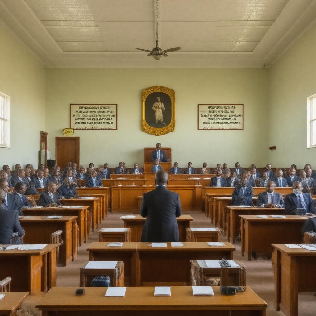 Click to view larger image AI-created image of Legislative Assembly of Montserrat