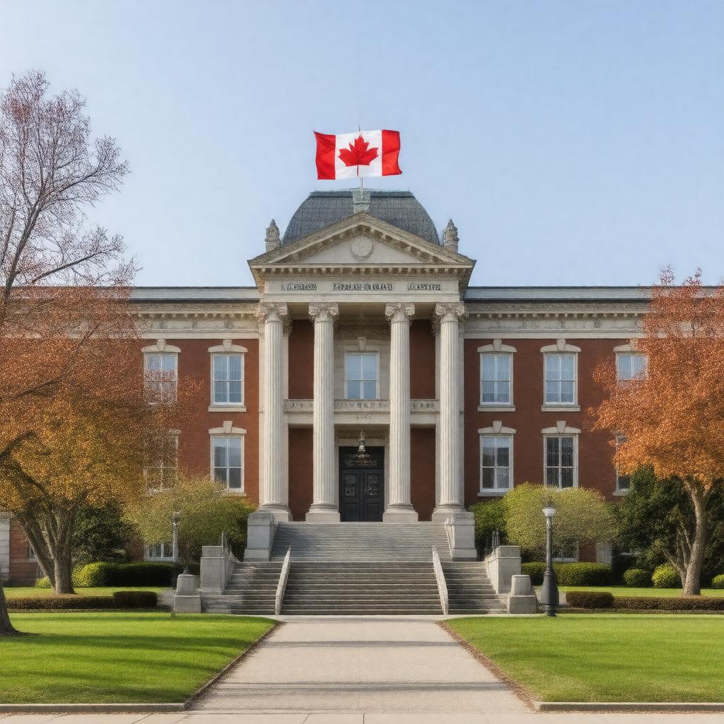 AI-created image of Legislative Assembly of New Brunswick