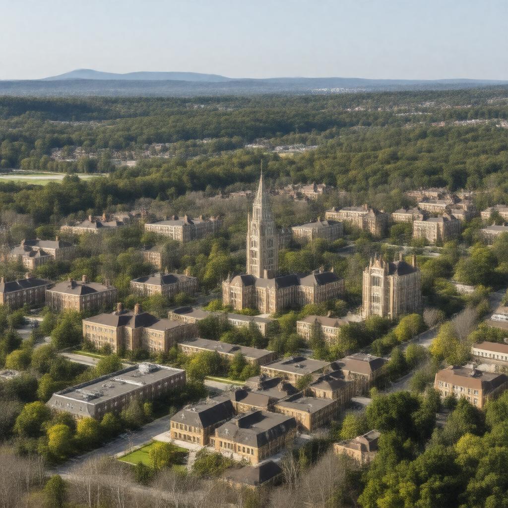 AI-created image of Lehigh University