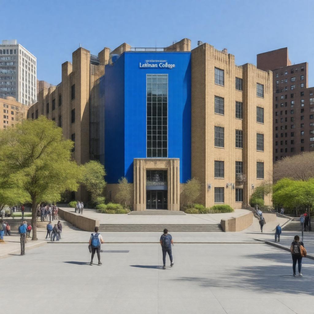 AI-created image of Lehman College