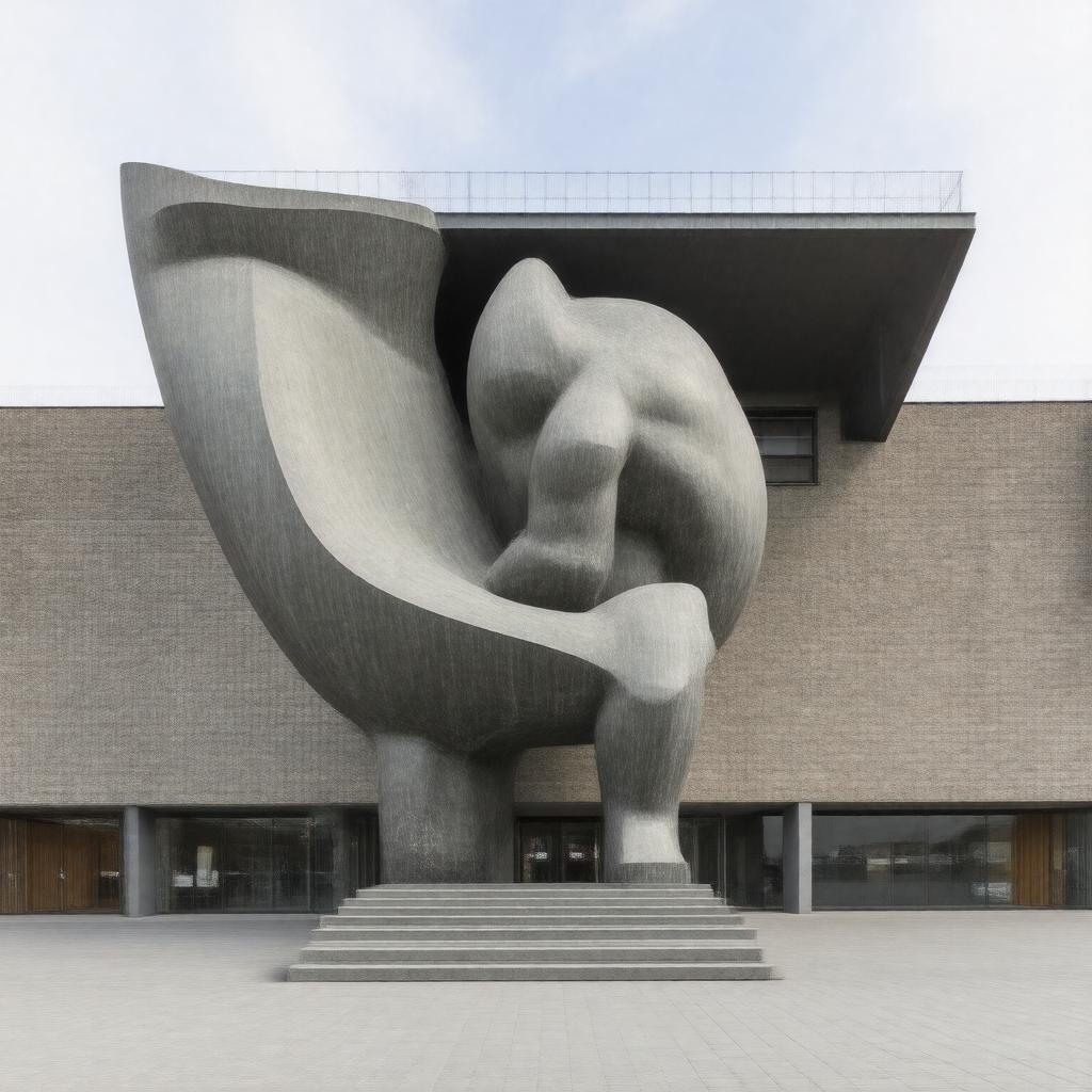 AI-created image of Lehmbruck Museum