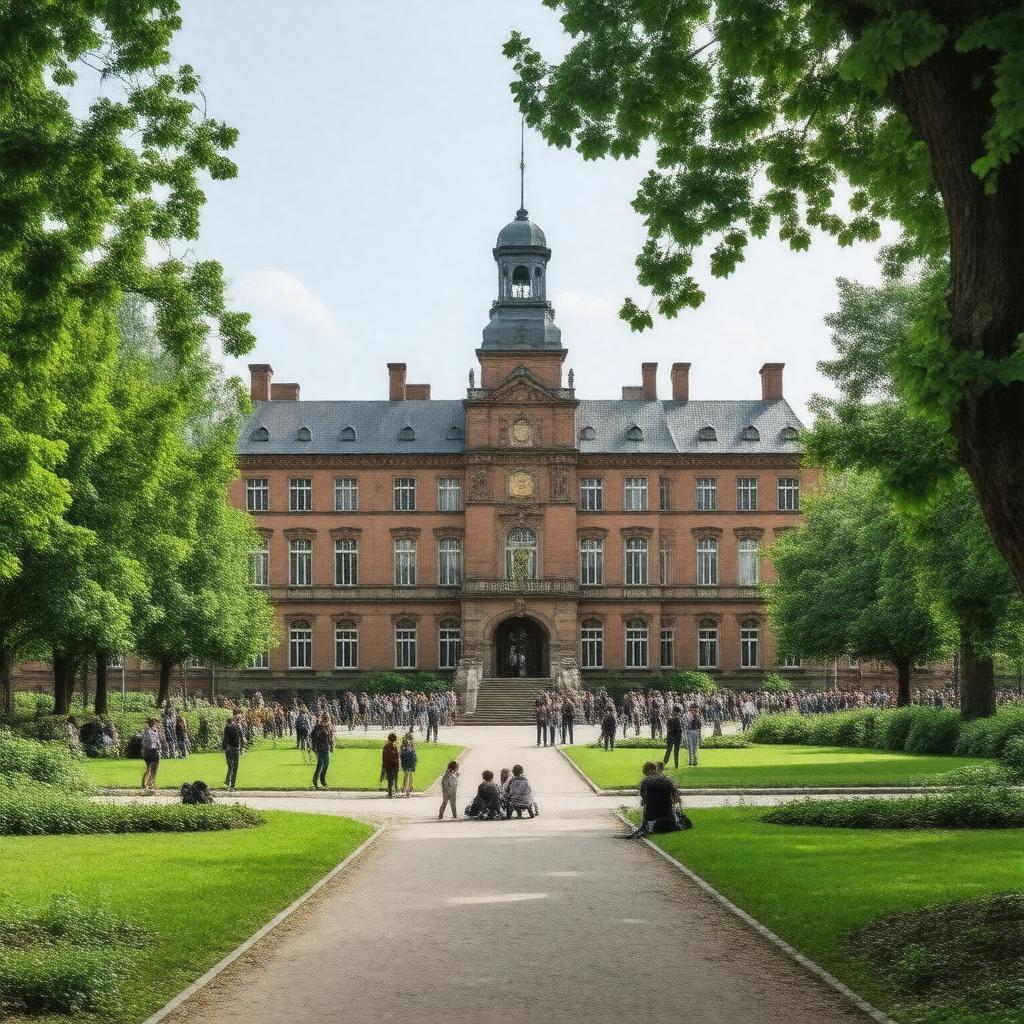 AI-created image of Leibniz University Hannover