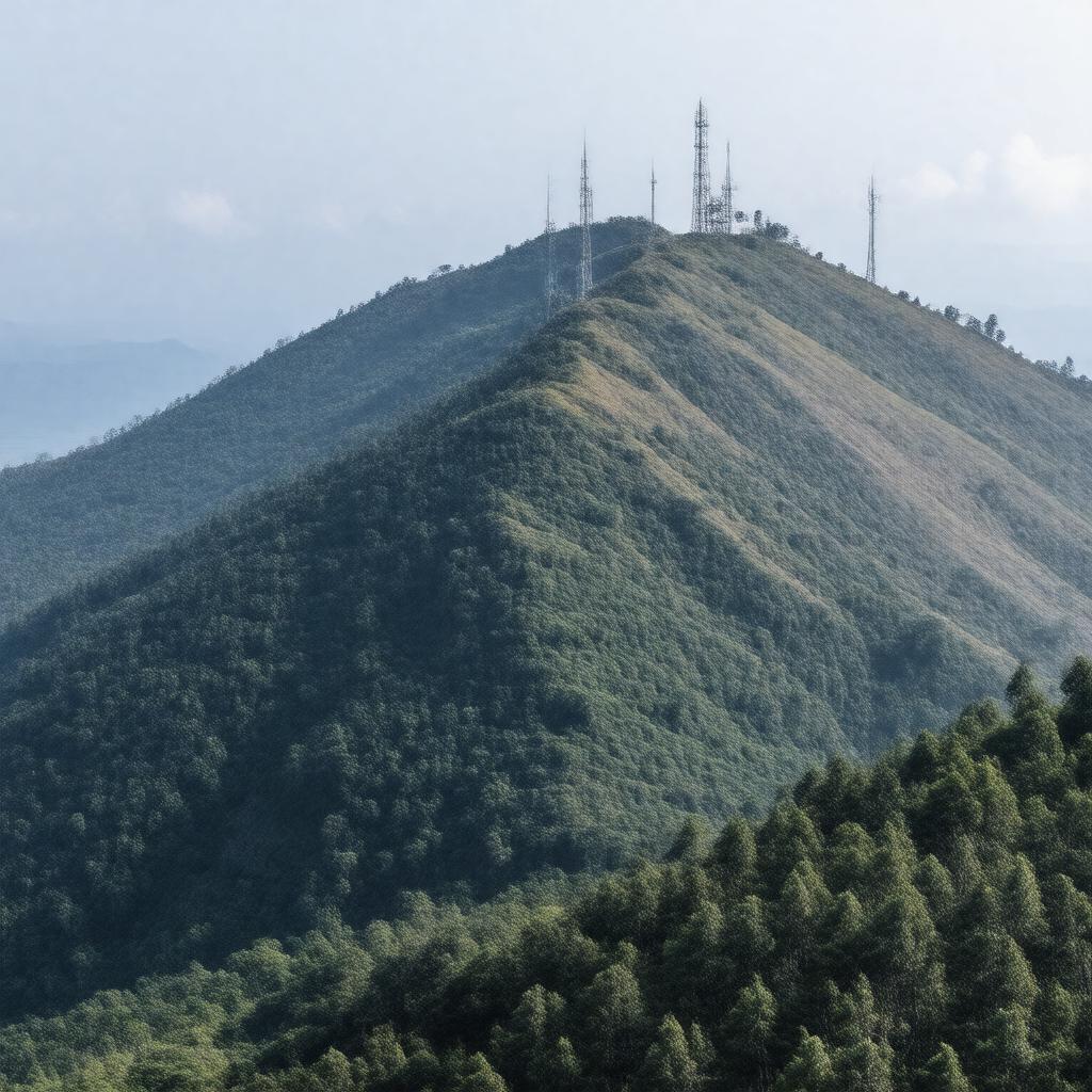 Click to view larger image AI-created image of Leicester Peak