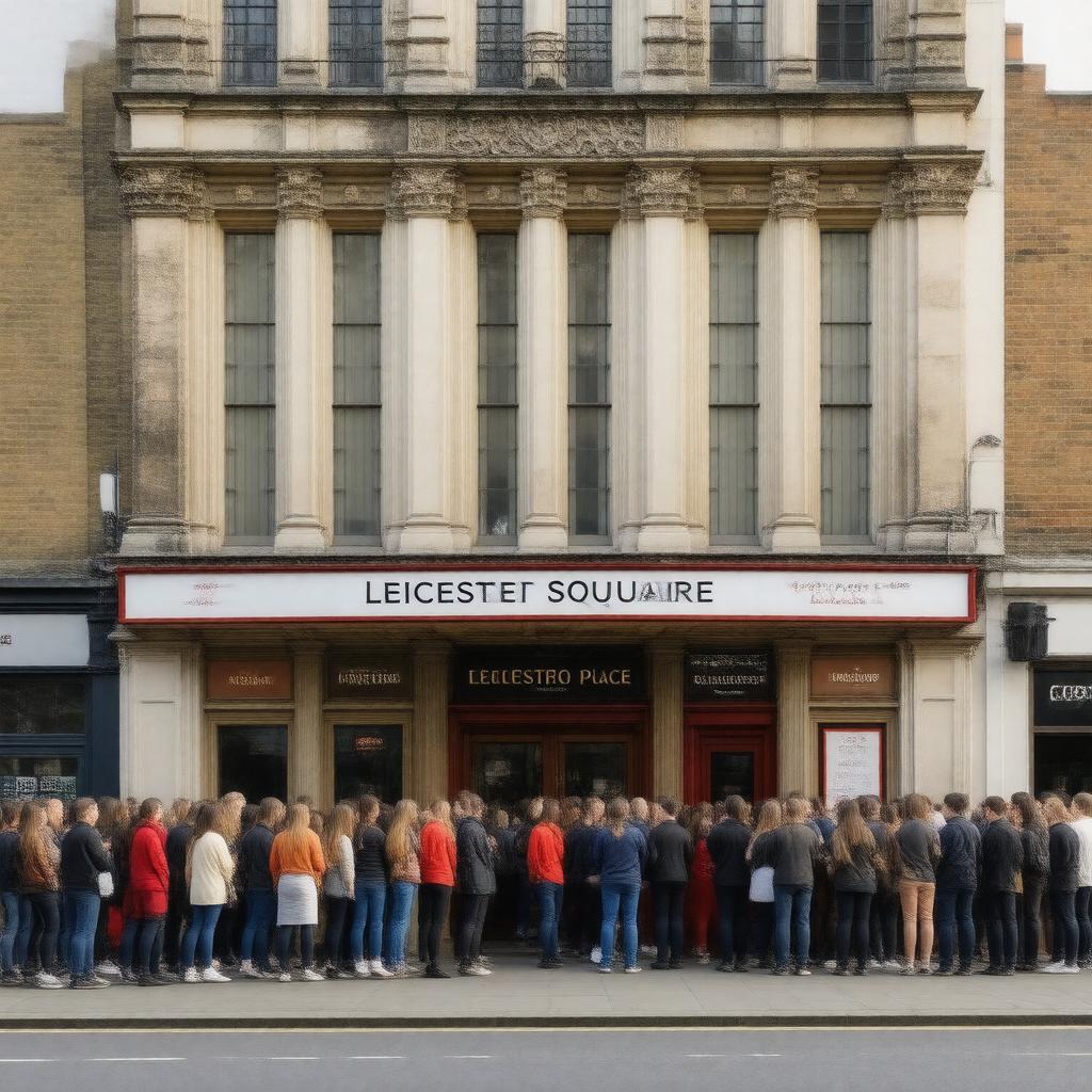 AI-created image of Leicester Square Theatre