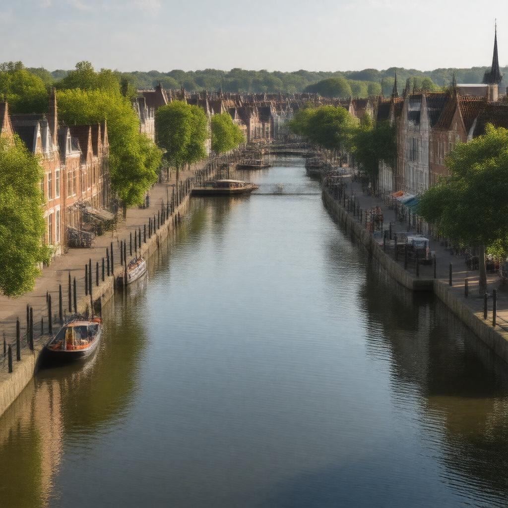 AI-created image of Leiden