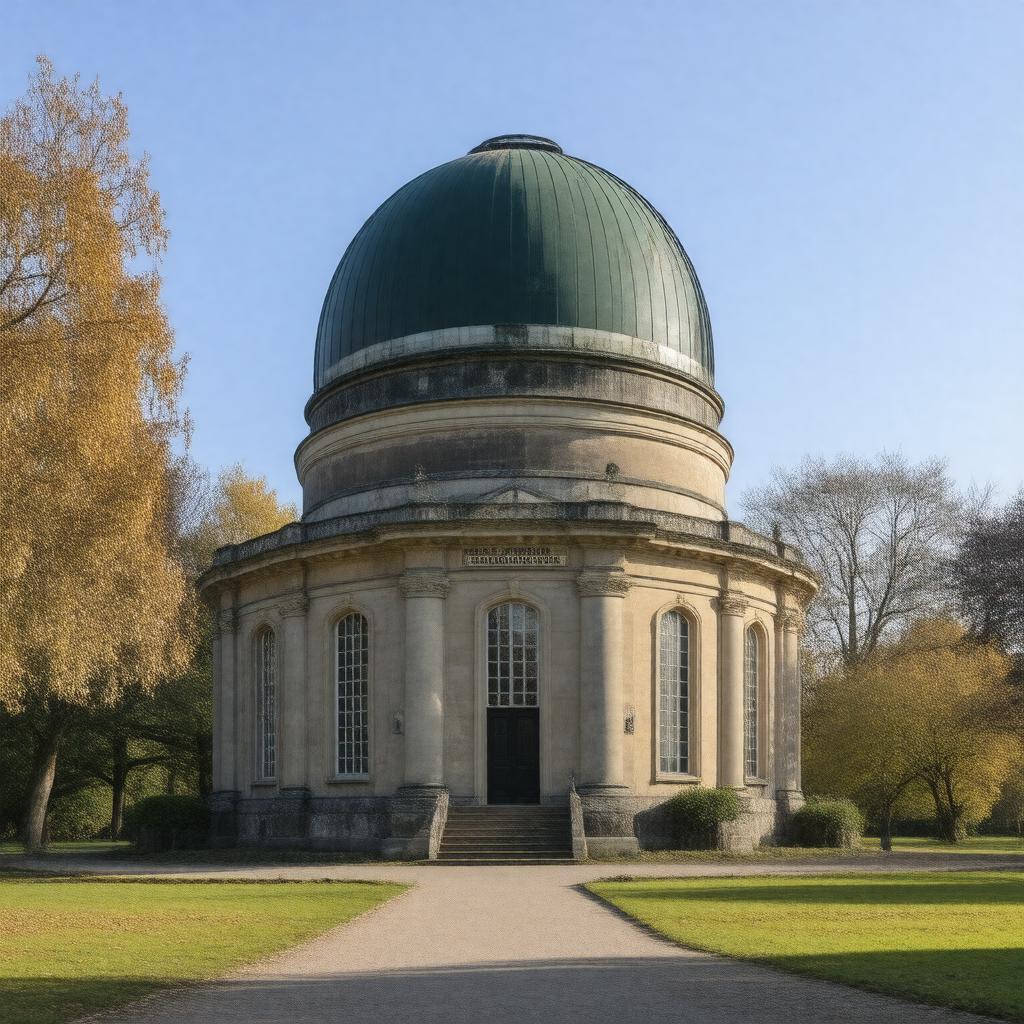 AI-created image of Leiden Observatory