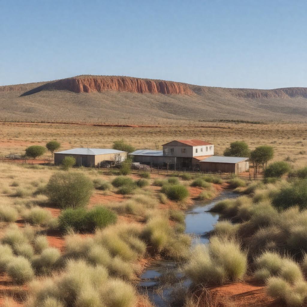 AI-created image of Leigh Creek