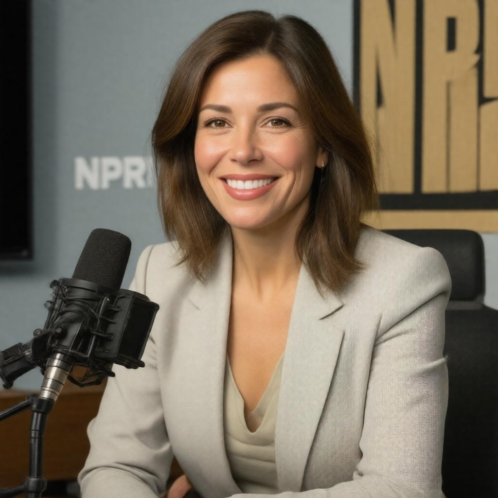 AI-created image of Leila Fadel