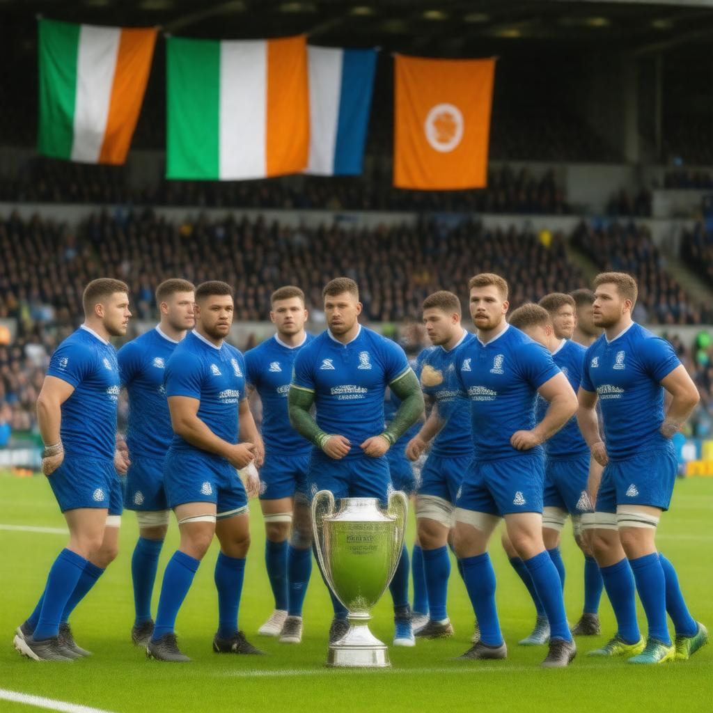 AI-created image of Leinster Rugby