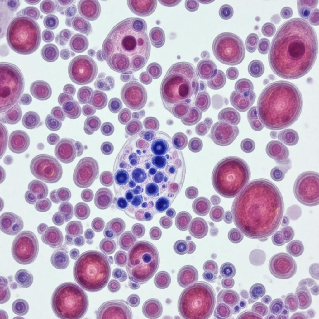 Click to view larger image AI-created image of Leishman stain