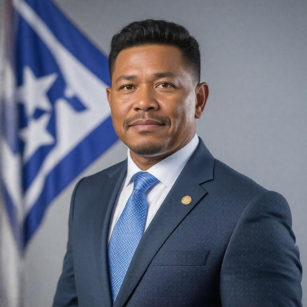 AI-created image of Lemanu Peleti Mauga
