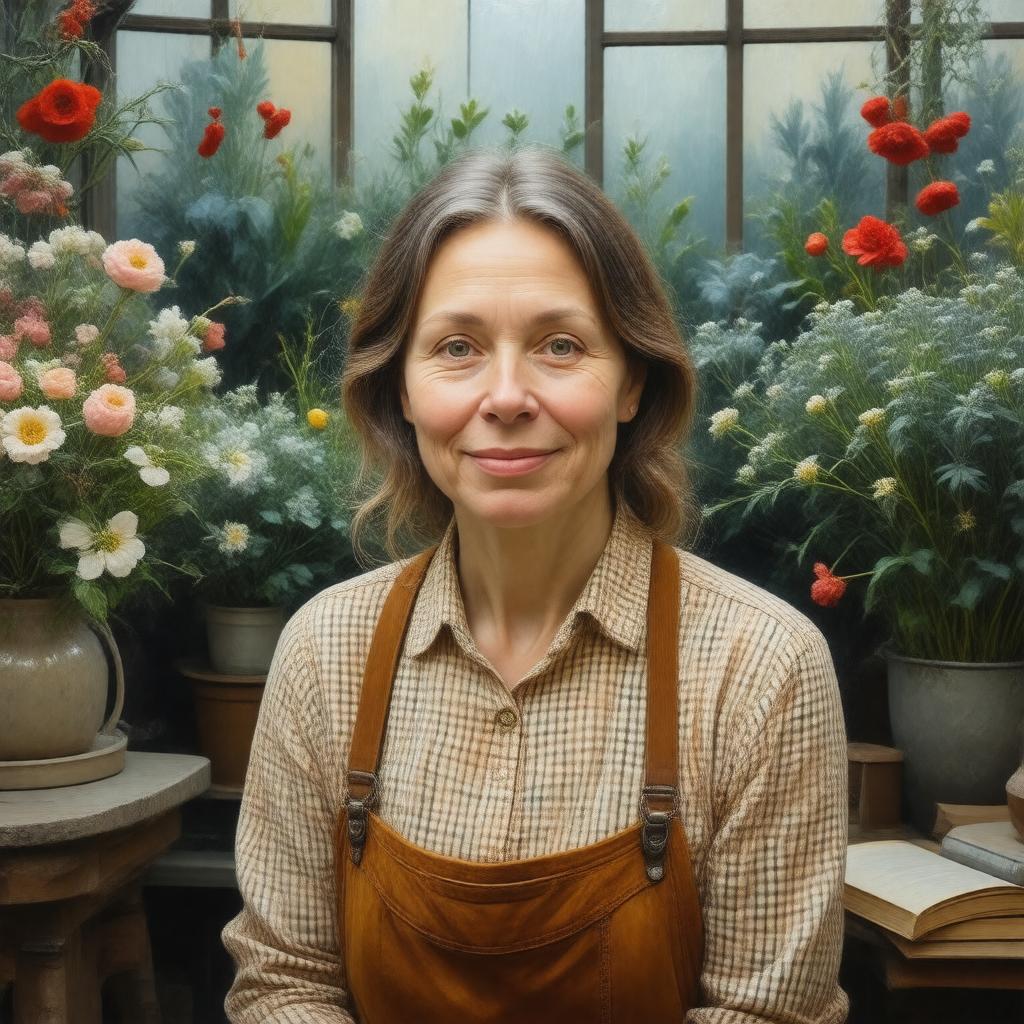 AI-created image of Lena Källersjö