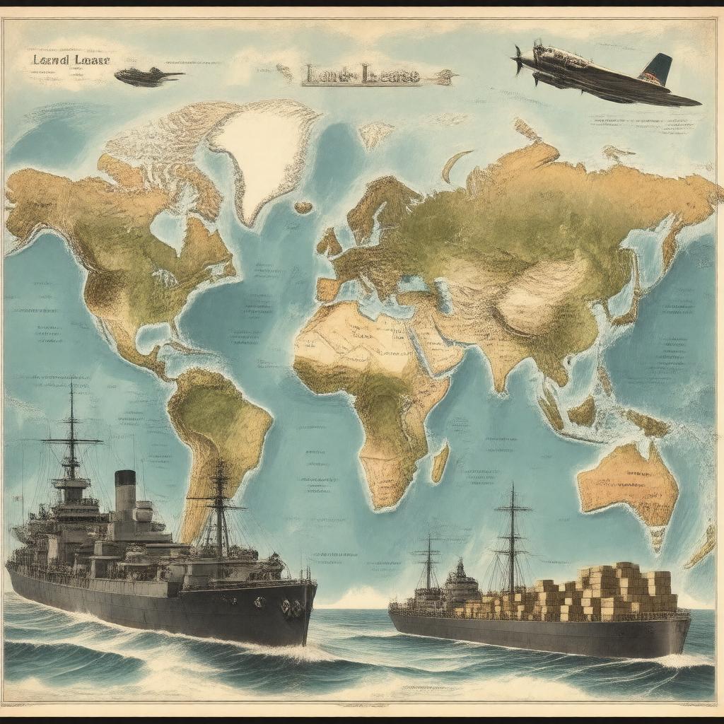 Click to view larger image AI-created image of Lend-Lease Act
