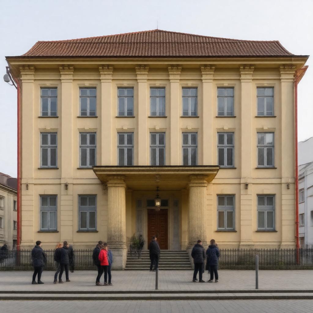 AI-created image of Lenin Museum