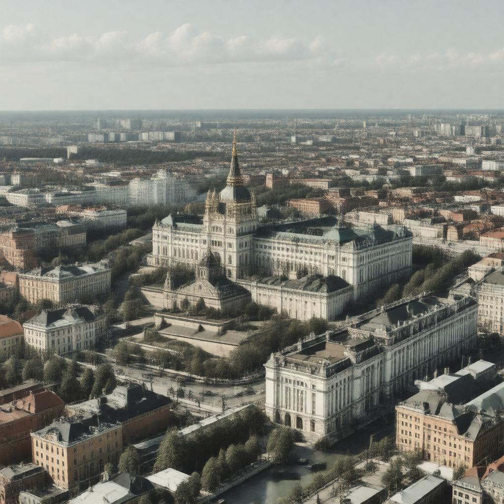 AI-created image of Leningrad