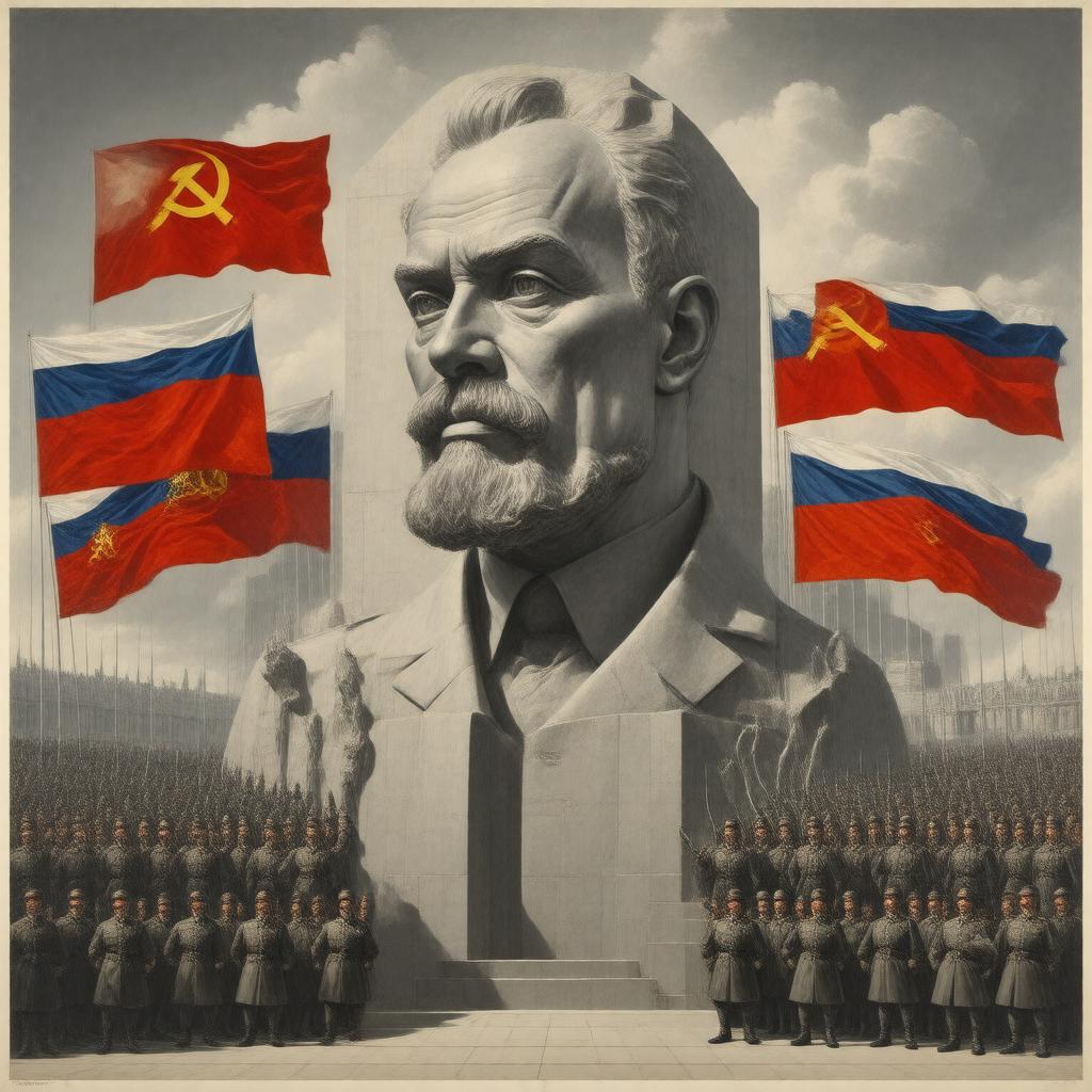 AI-created image of Lenin's birthday (April 22)