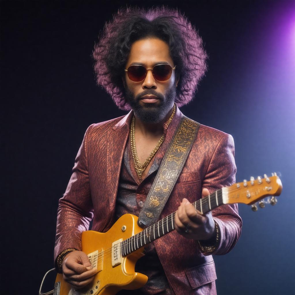 AI-created image of Lenny Kravitz