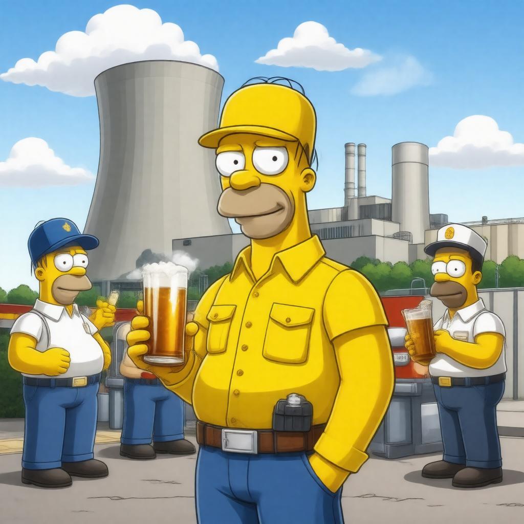 AI-created image of Lenny Leonard