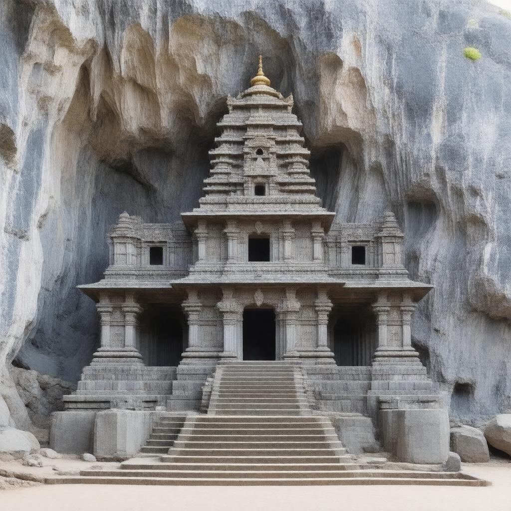 AI-created image of Lenyadri Temple