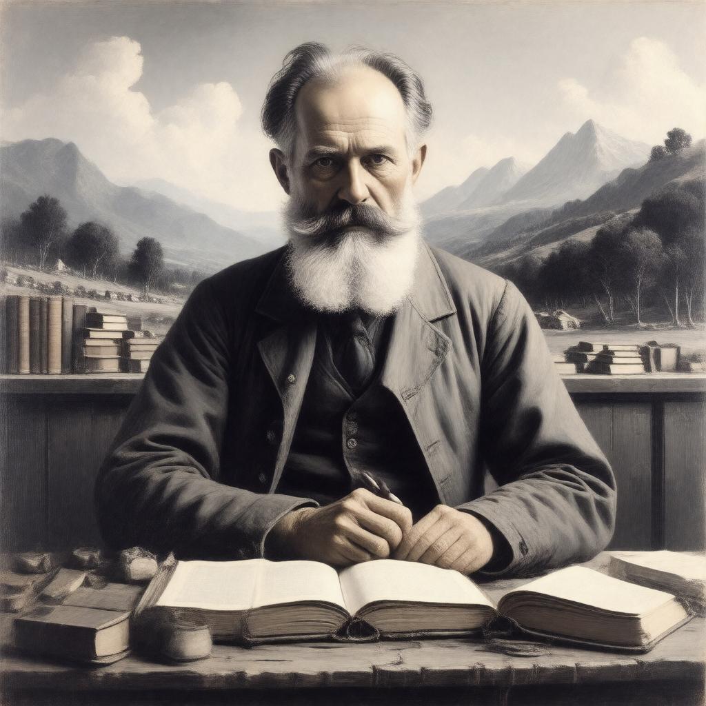 AI-created image of Leo Tolstoy