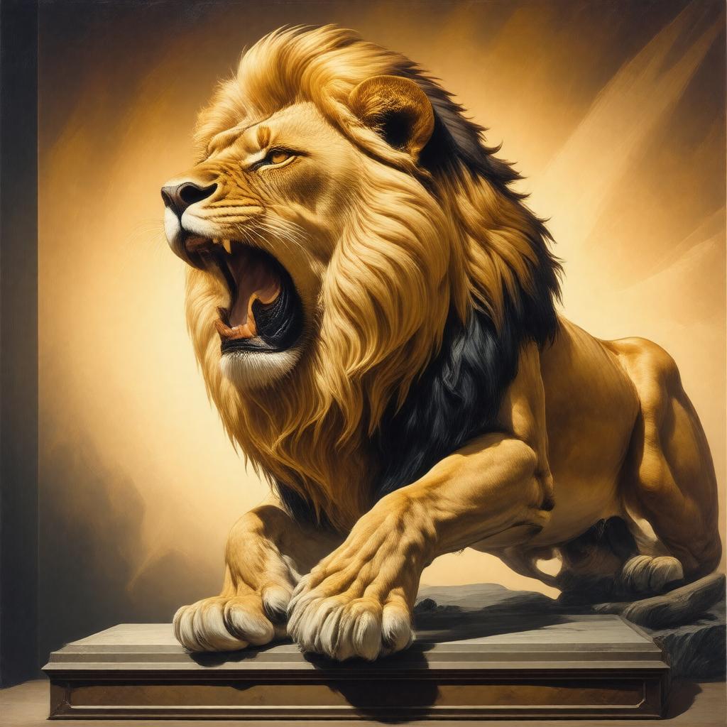 AI-created image of Leo the Lion