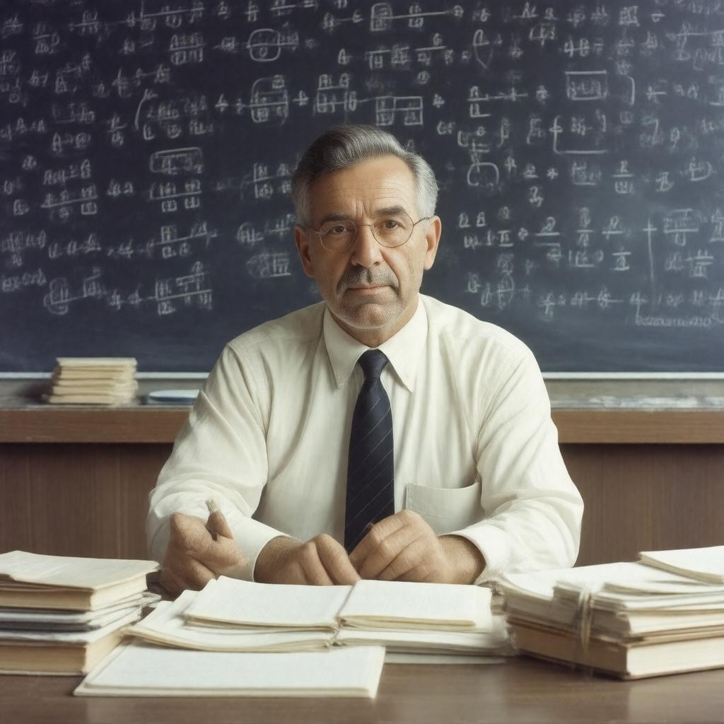 AI-created image of Leon Henkin