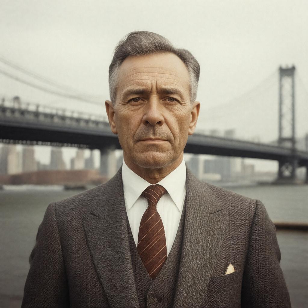 AI-created image of Leon Moisseiff