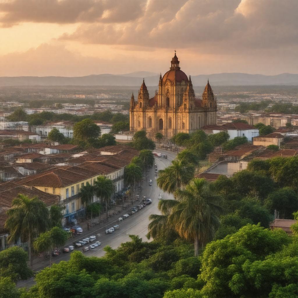 AI-created image of Leon, Nicaragua