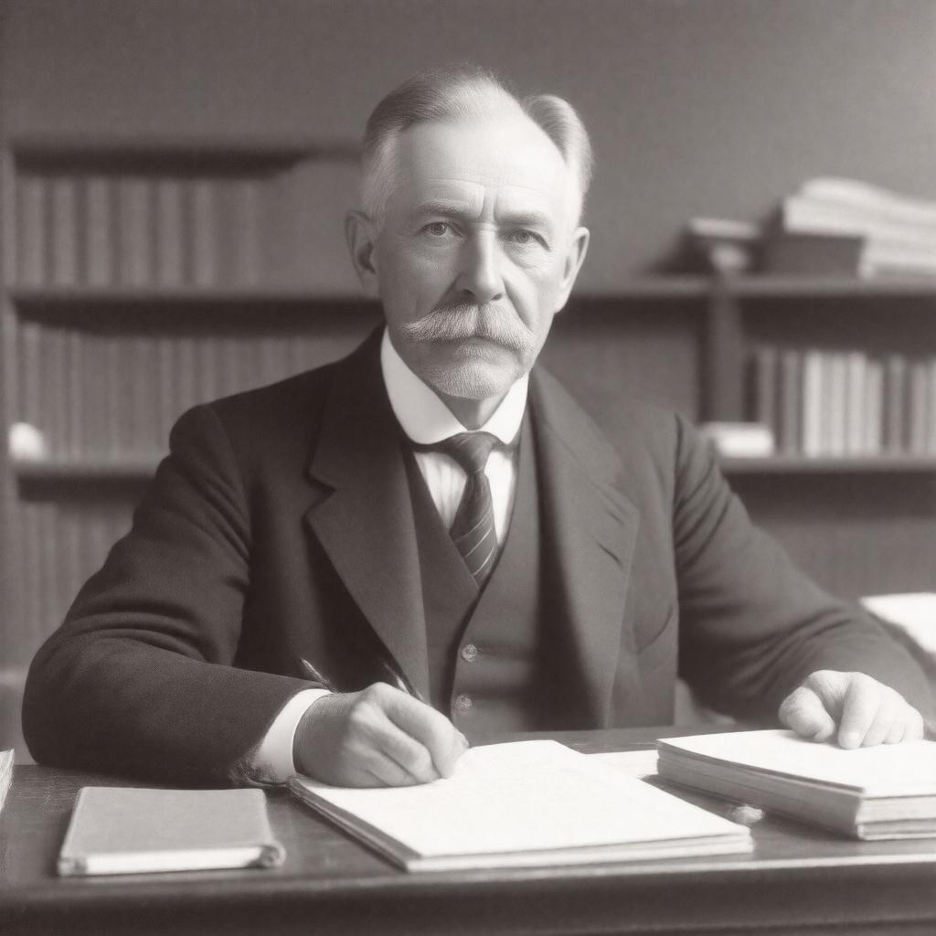 AI-created image of Leonard M. Blumenthal