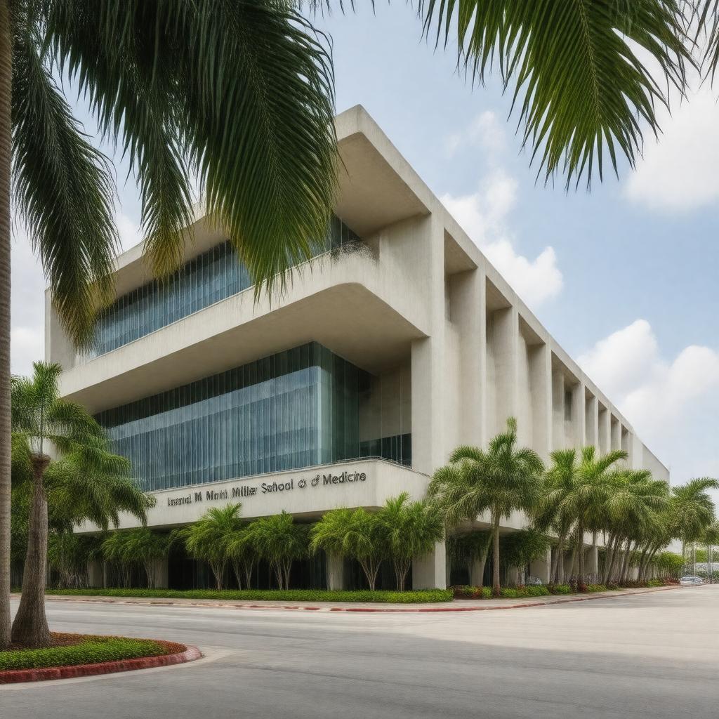 AI-created image of Leonard M. Miller School of Medicine