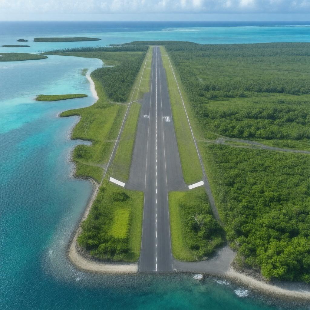 AI-created image of Leonard M. Thompson International Airport