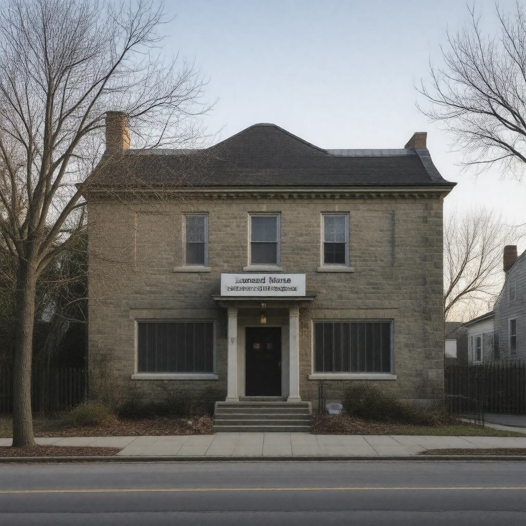 AI-created image of Leonard Morse Hospital