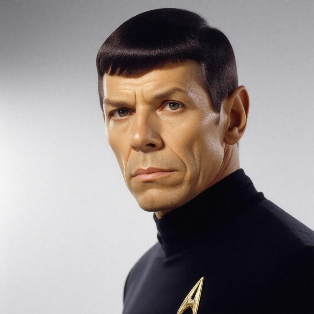 AI-created image of Leonard Nimoy