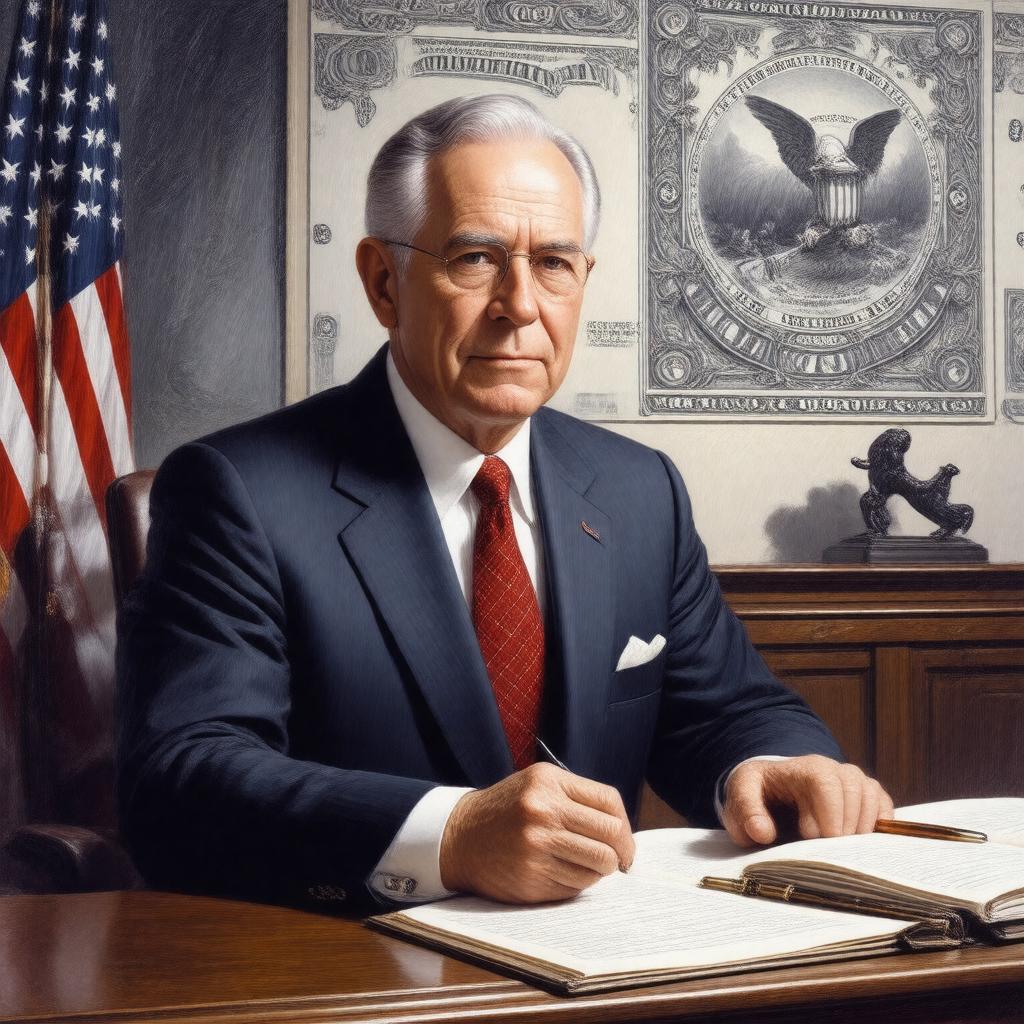 Click to view larger image AI-created image of Leonard R. Olijar