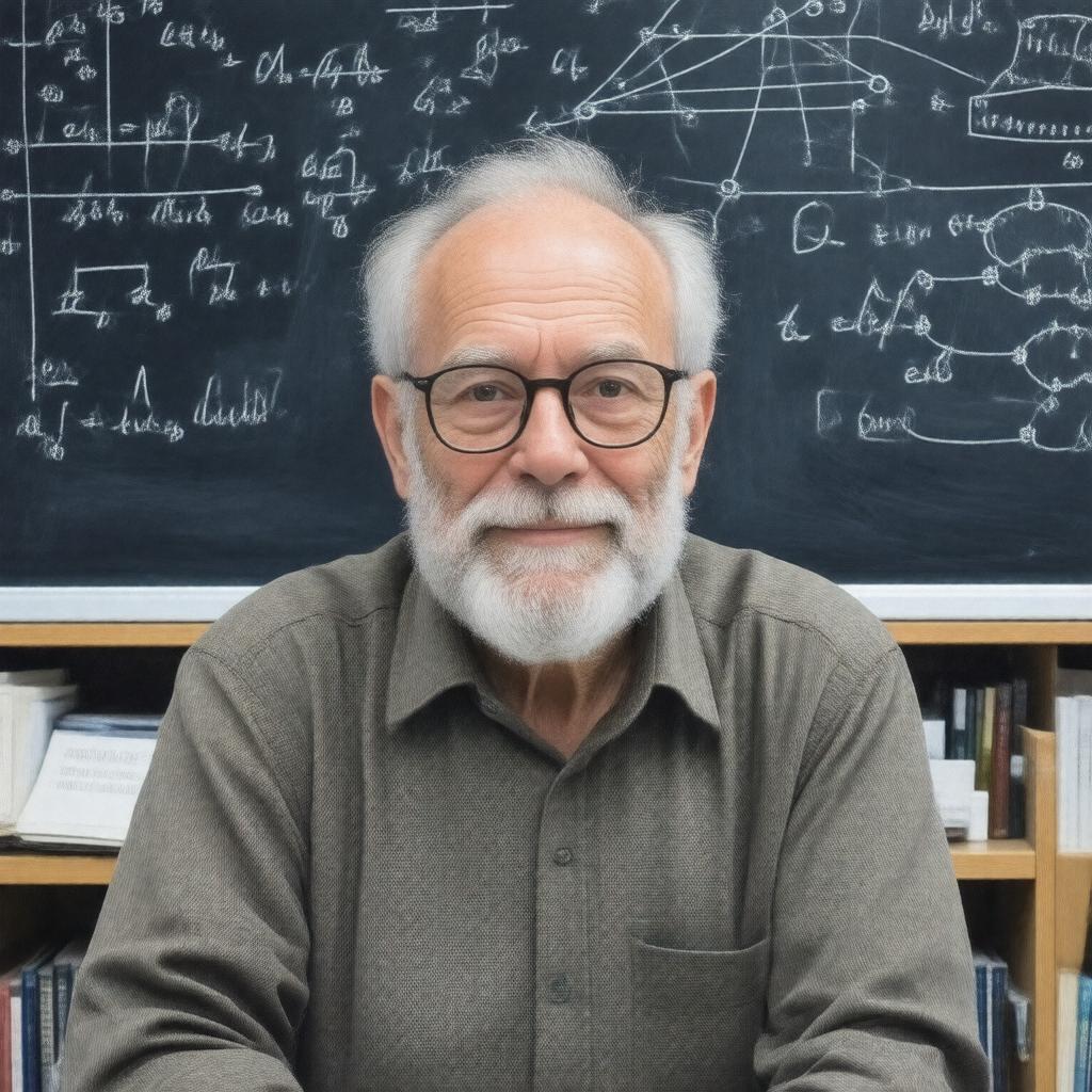 AI-created image of Leonard Susskind