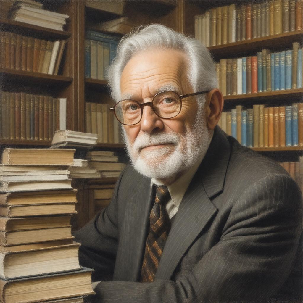 AI-created image of Leonard Wolf