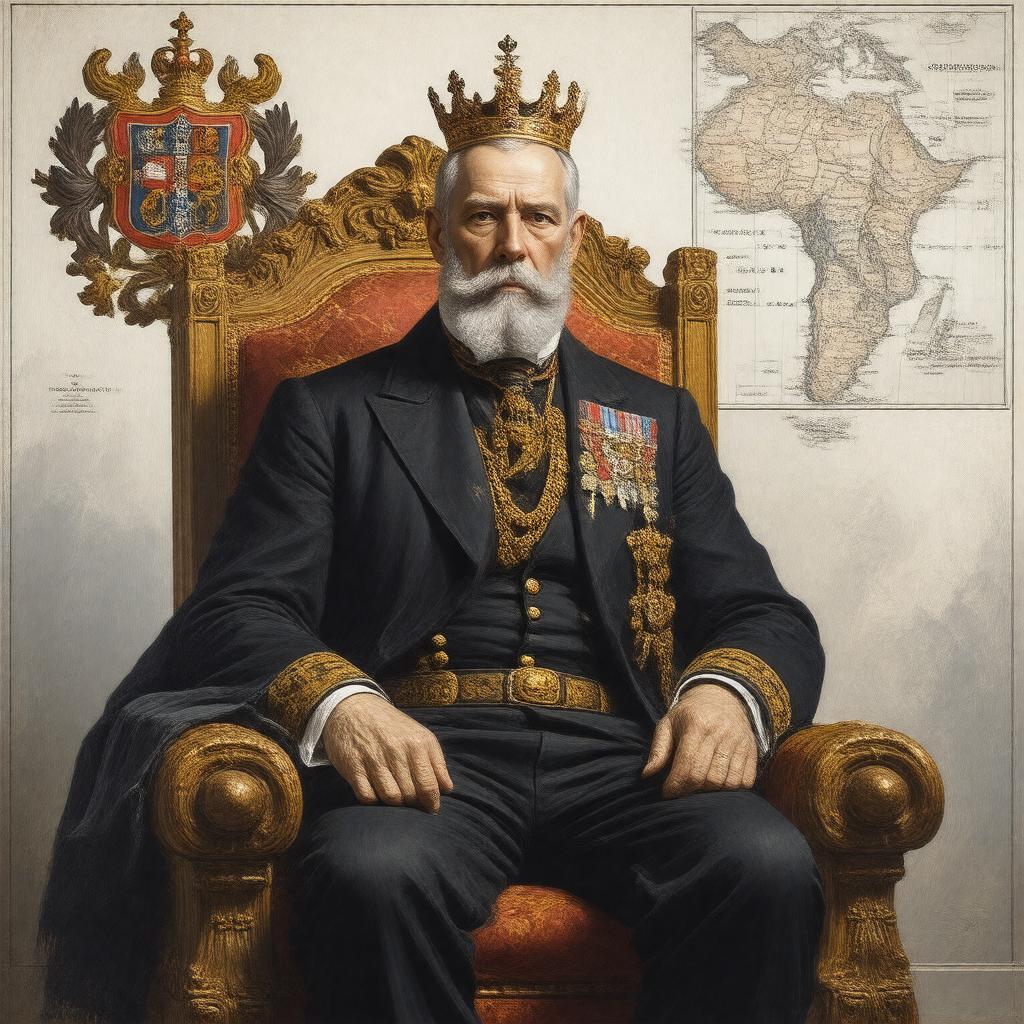 AI-created image of Leopold II of Belgium