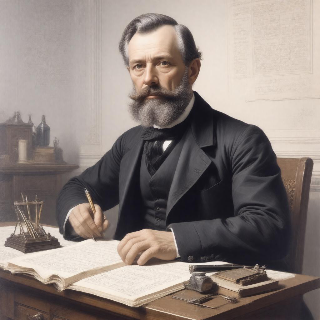 AI-created image of Leopold Kronecker