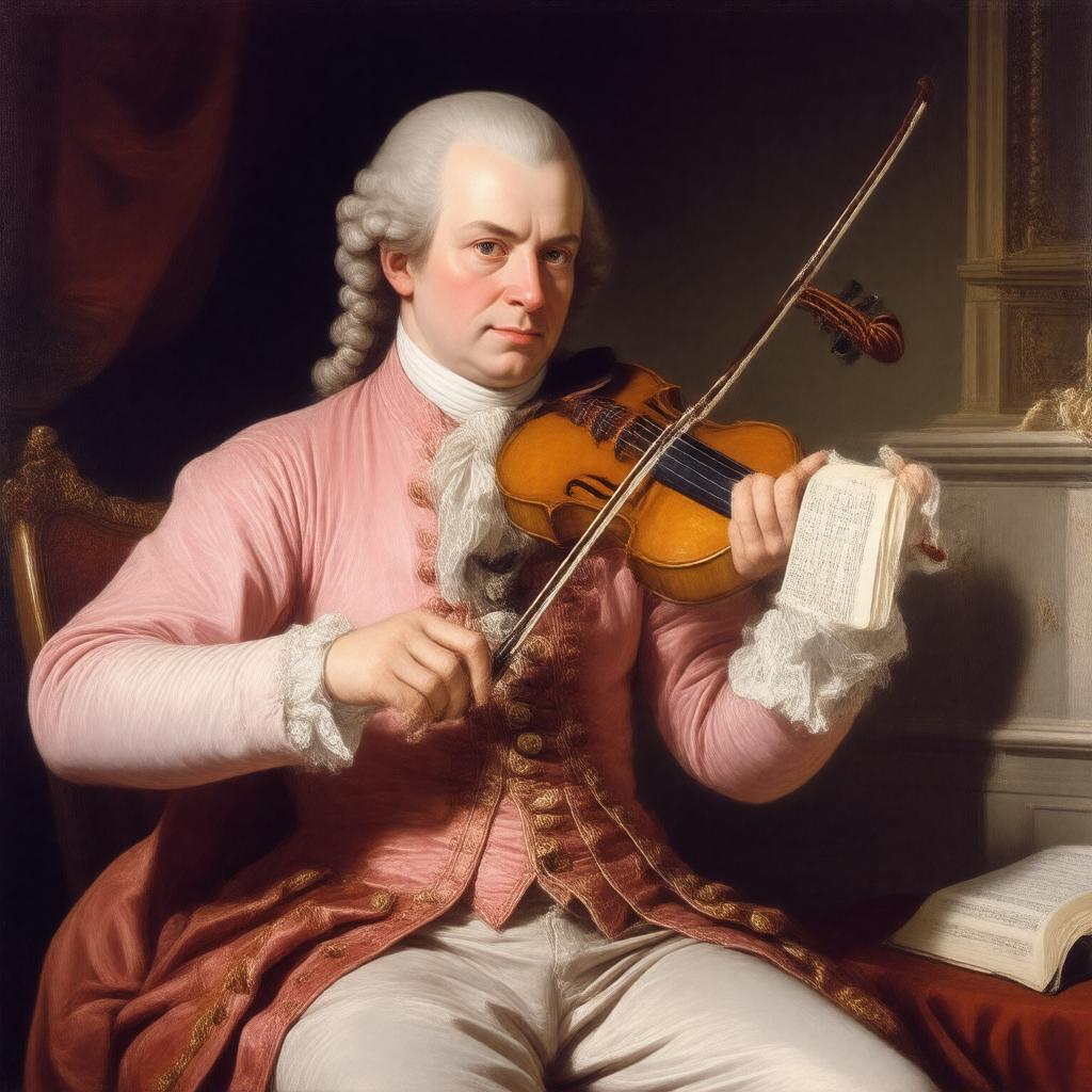 AI-created image of Leopold Mozart
