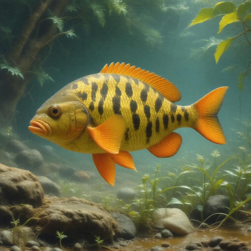 AI-created image of Lepomis gibbosus